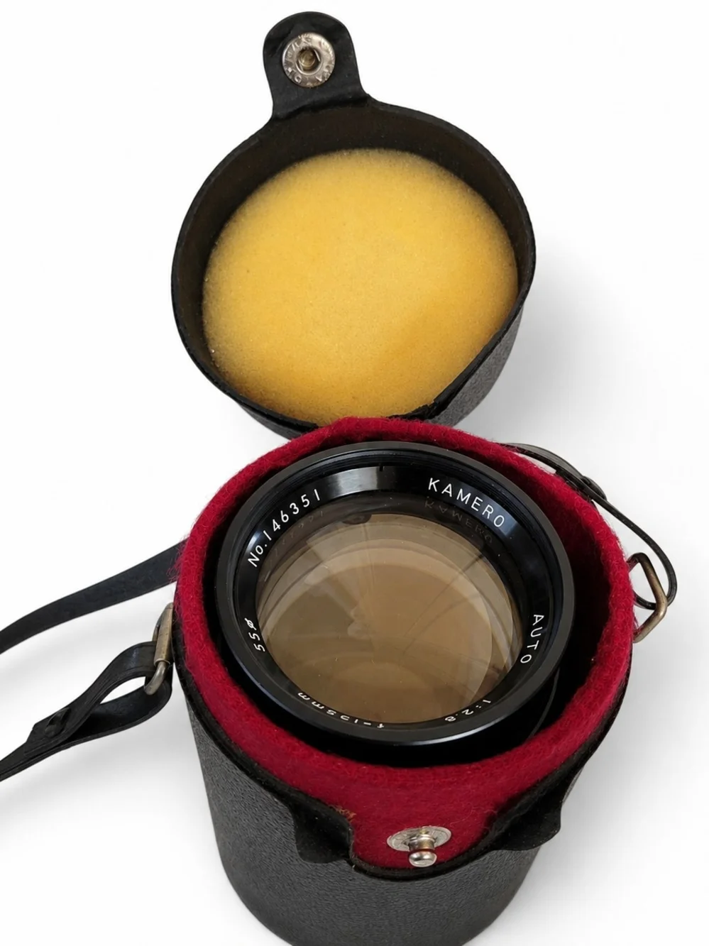 Vintage Kamero Auto 135mm f/2.8 M42 Camera Lens w/ Case